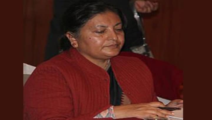 Nepal President Bidya Devi Bhandari calls for government formation within a week