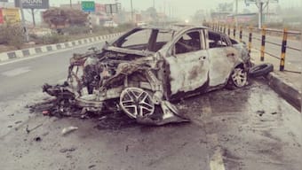 Rishabh Pant accident: CCTV footage shows car colliding with divider, going up in flames