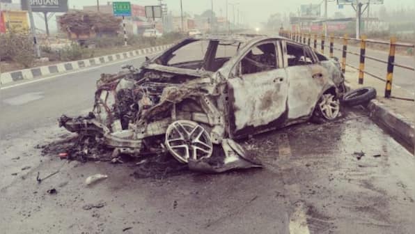 Rishabh Pant accident: CCTV footage shows car colliding with divider, going up in flames