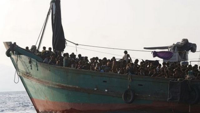 Boat adrift at sea carrying Rohingya refugees reaches Indonesia's Aceh Boat adrift at sea carrying Rohingya refugees reaches Indonesia's Aceh