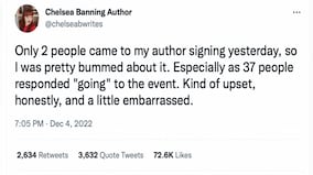 Debut author shares experience of lonely book signing; Stephen King, Margaret Atwood and Neil Gaiman respond