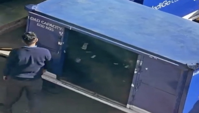 Watch: Video of Indigo staff throwing musical instruments carelessly irks internet Watch: Video of Indigo staff throwing musical instruments carelessly irks internet