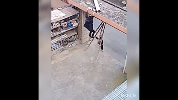 Viral video: Little 'hero' saves mother from near-fatal accident in; wins applause