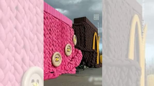Channeling comfy vibes, McDonald's in Poland gets knit-inspired makeover