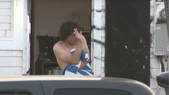 Los Angeles: Man wielding sword breaks into house, claims his own, arrested in towel after a bath