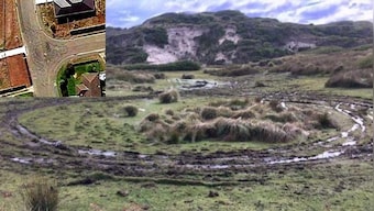 Hooligans burn so much rubber in Australian town that drag marks are visible from satellite