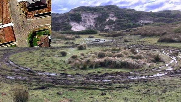 Hooligans burn so much rubber in Australian town that drag marks are visible from satellite