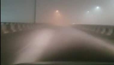 Northwest India wakes up to dense fog as cold wave continues