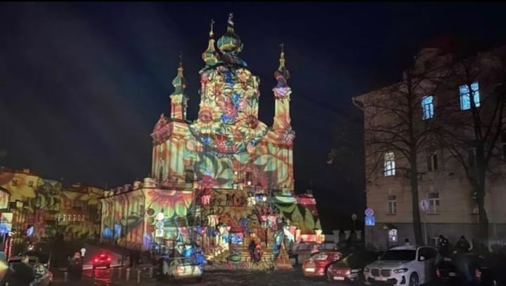 Ukraine lights up for 'hope' on Christmas; check stunning pictures