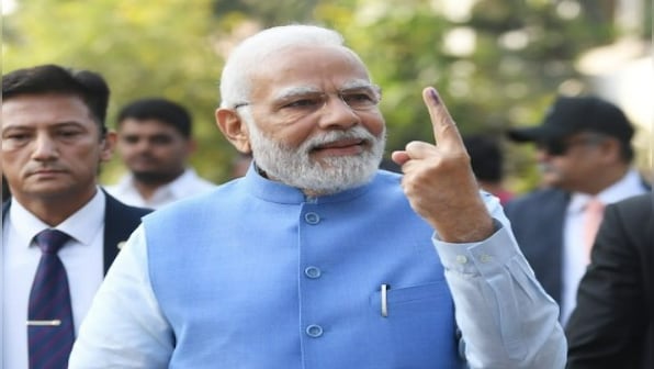 'Festival of democracy celebrated with great pomp': PM Modi after casting vote in Gujarat Assembly Elections 2022