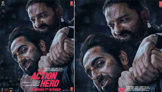 An Action Hero movie review: Ayushmann Khurrana is such fun in this outlandish dark action comedy An Action Hero movie review: Ayushmann Khurrana is such fun in this outlandish dark action comedy