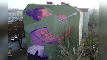 Art collective in Berlin dedicates mural to Ukrainian women who lost their loved ones in war