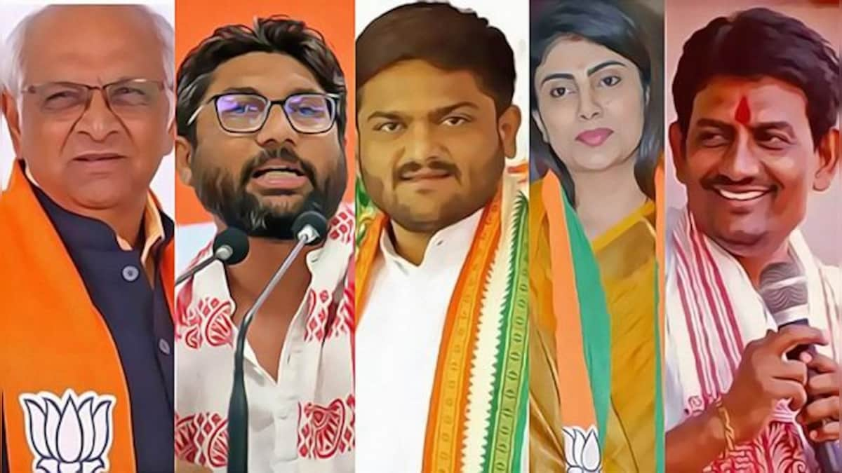 Gujarat Assembly Elections 2022: Big wins for BJP's Bhupendra Patel, Hardik Patel; no luck for AAP's Isudan Gadhvi