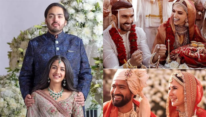 Ranveer Singh-Deepika Padukone, Vicky Kaushal-Katrina Kaif; low-key weddings amid Anant Amabni-Radhika Merchant's Roka