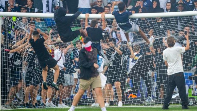 A-League: Two men given life-time bans after pitch invasion during Melbourne City vs Melbourne Victory game A-League: Two men given life-time bans after pitch invasion during Melbourne City vs Melbourne Victory game