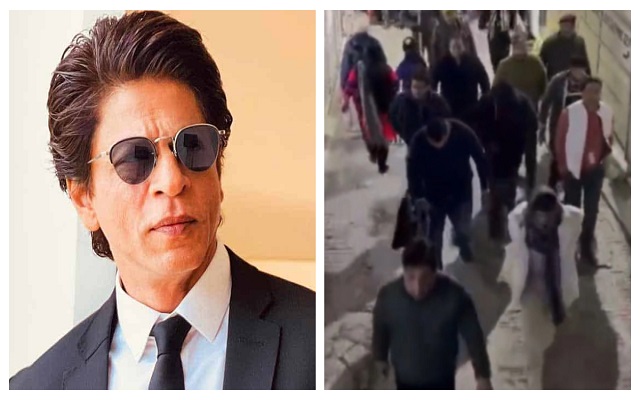 Shah Rukh Khan spotted at Vaishno Devi Temple ahead of Pathaan release Shah Rukh Khan spotted at Vaishno Devi Temple ahead of Pathaan release