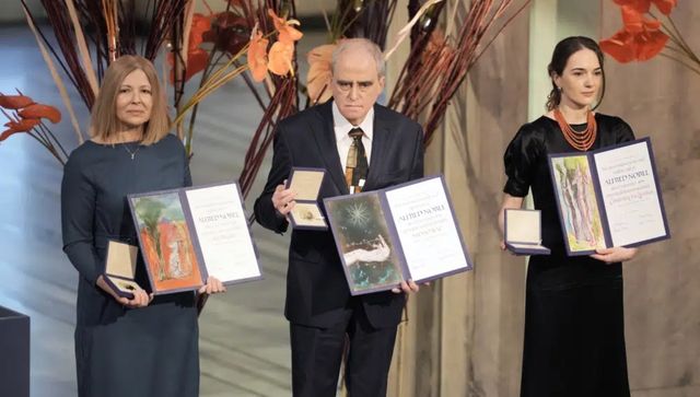 Nobel Peace Prize winners denounce Vladimir Putin's invasion of Ukraine Nobel Peace Prize winners denounce Vladimir Putin's invasion of Ukraine