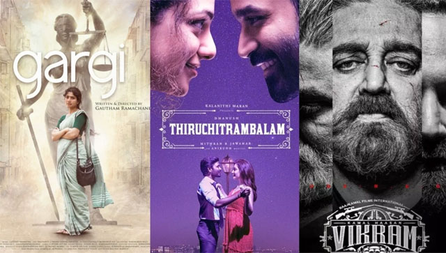 From Kamal Haasan's Vikram to Sai Pallavi's Gargi, here's the list of best Tamil films of 2022 From Kamal Haasan's Vikram to Sai Pallavi's Gargi, here's the list of best Tamil films of 2022