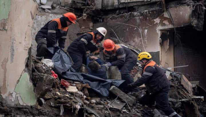 Death toll in Russian missile strike on Dnipro residential building rises to 45, including 6 children