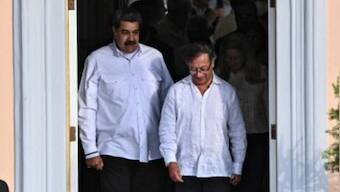 Venezuela's President Nicolas Maduro hosts Colombia's Gustavo Petro for 'very fruitful' talks