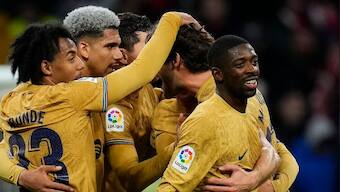 LaLiga: Ousmane Dembele earns Barcelona league advantage in tense Atletico Madrid triumph