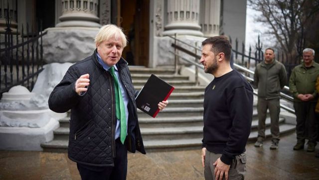 Boris Johnson makes surprise visit to Ukraine to meet President Zelenskyy, pledges support Boris Johnson makes surprise visit to Ukraine to meet President Zelenskyy, pledges support