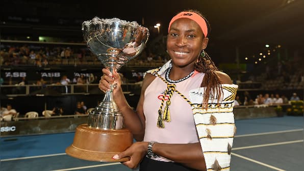ASB Classic: Coco Gauff hails 'great week' after beating Viktoria Masarova to win Auckland WTA title