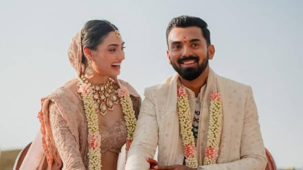 KL Rahul-Athiya Shetty wedding first pics out: Couple shares dreamy moments