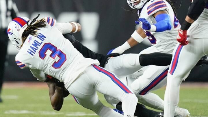 NFL player Damar Hamlin in 'critical condition' after suffering cardiac arrest on field, match postponed