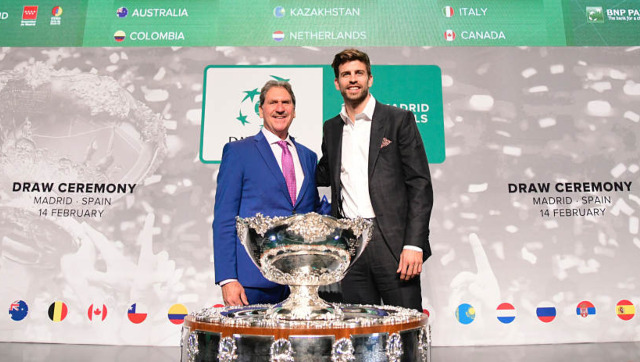 Gerard Pique's Kosmos group files multimillion-dollar lawsuit against ITF over Davis Cup dispute Gerard Pique's Kosmos group files multimillion-dollar lawsuit against ITF over Davis Cup dispute