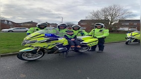 Little boy's dream comes true after he leads team of officers on mini police bike; video wins internet