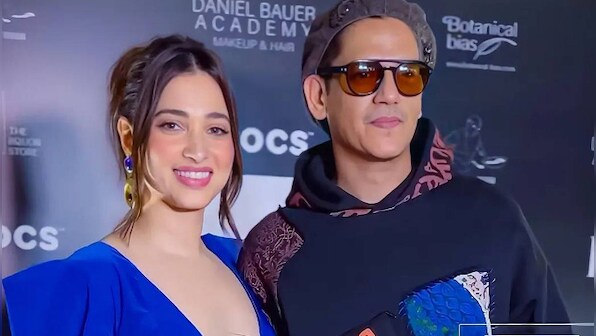 Amidst dating rumors, Tamannaah Bhatia and Vijay Varma attend award event and pose together
