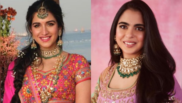 Radhika Merchant glows in pink at her mehendi, Isha Ambani dons lavender: Watch all pics from the ceremony