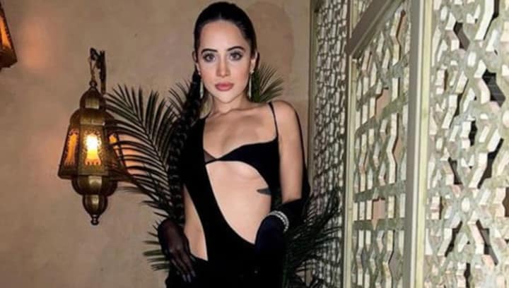 Uorfi Javed poses nude again, this time with ‘Rapunzel’s’ braid wrapped around her Uorfi Javed poses nude again, this time with ‘Rapunzel’s’ braid wrapped around her
