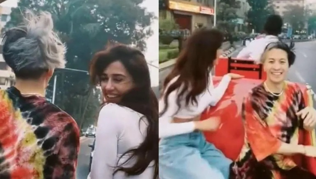 Jackson Wang explores the streets of Mumbai with Disha Patani Jackson Wang explores the streets of Mumbai with Disha Patani