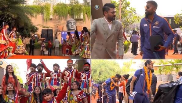 India vs Sri Lanka: Hardik Pandya’s side gets 'warm and traditional' welcome in Rajkot ahead of 3rd T20I; watch video