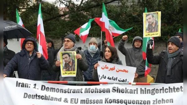 Iran: 2 protesters hanged for killing paramilitary soldier