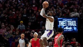 NBA: Lakers recover from 25-point halftime deficit to beat Trail Blazers; Thunder end Nuggets' winning streak