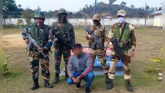 Mizoram: Assam Rifles nabs Myanmar nationals with 100 detonators in Champhai district