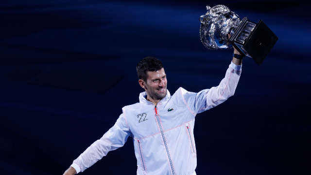 Australian Open 2023: Djokovic overpowers Tsitsipas to win 10th title, record-levelling 22nd Grand Slam Australian Open 2023: Djokovic overpowers Tsitsipas to win 10th title, record-levelling 22nd Grand Slam