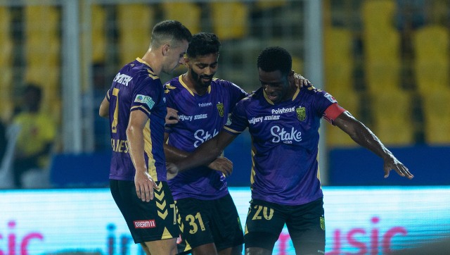 ISL 2022-23: Bartholomew Ogbeche hat-trick takes Hyderabad FC to top of table as FC Goa stumble in playoffs race ISL 2022-23: Bartholomew Ogbeche hat-trick takes Hyderabad FC to top of table as FC Goa stumble in playoffs race