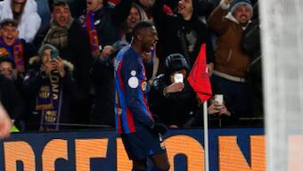 Barcelona winger Dembélé out after left thigh injury