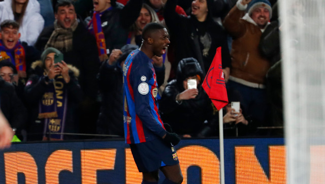 Barcelona winger Dembélé out after left thigh injury Barcelona winger Dembélé out after left thigh injury