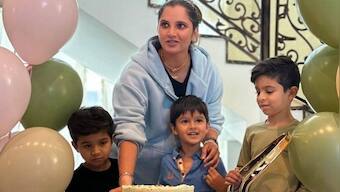 Sania Mirza returns home from Australian open to heartwarming surprise party; watch video