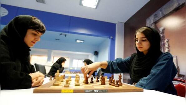 'Not myself' with hijab, says exiled Iranian chess player