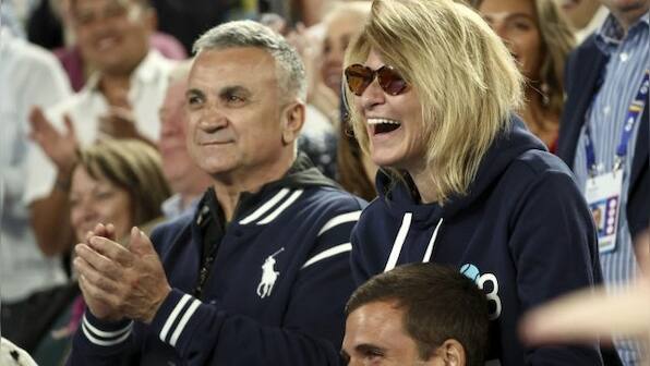 Ukraine urges Australian Open to ban Novak Djokovic's father after he poses with pro-Russia fans