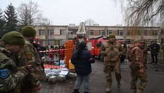 Interior minister, three children among 18 killed in Ukraine helicopter crash