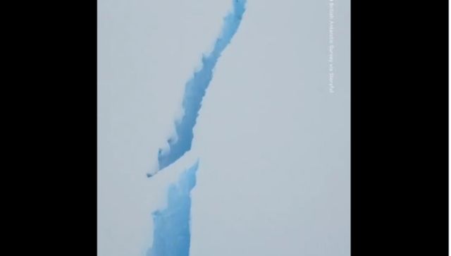 Watch: Giant Iceberg, nearly the size of Greater London, breaks off from Antarctic ice shelf Watch: Giant Iceberg, nearly the size of Greater London, breaks off from Antarctic ice shelf