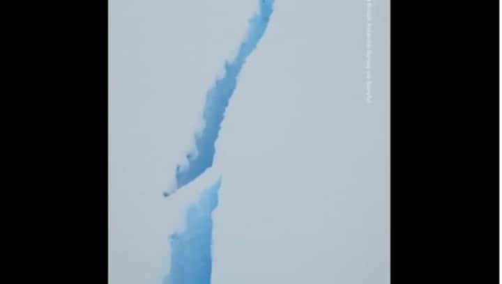 Watch: Giant Iceberg, nearly the size of Greater London, breaks off from Antarctic ice shelf