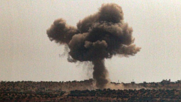 Several killed as drone bombs Iranian convoy carrying weapons in Syria